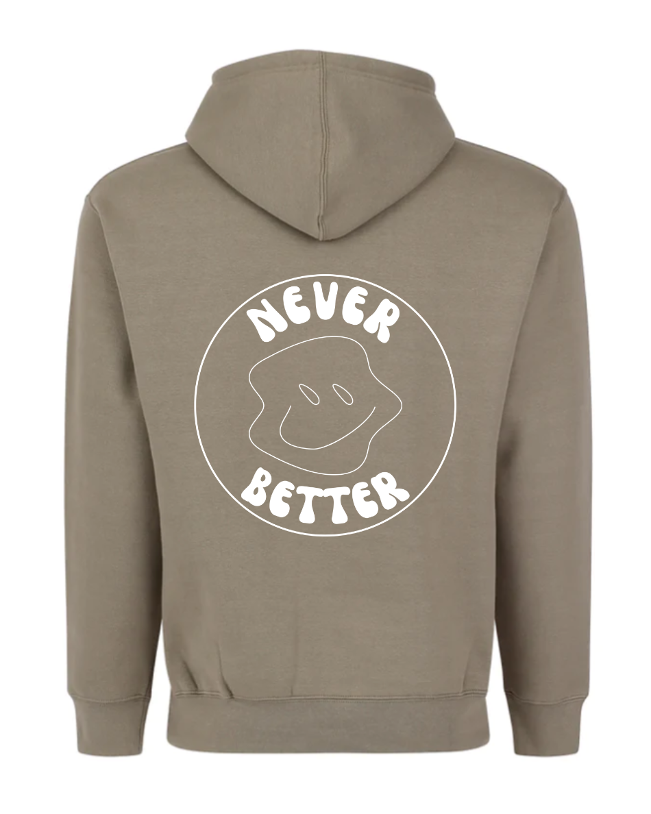 Never Better Hoodie | Beige