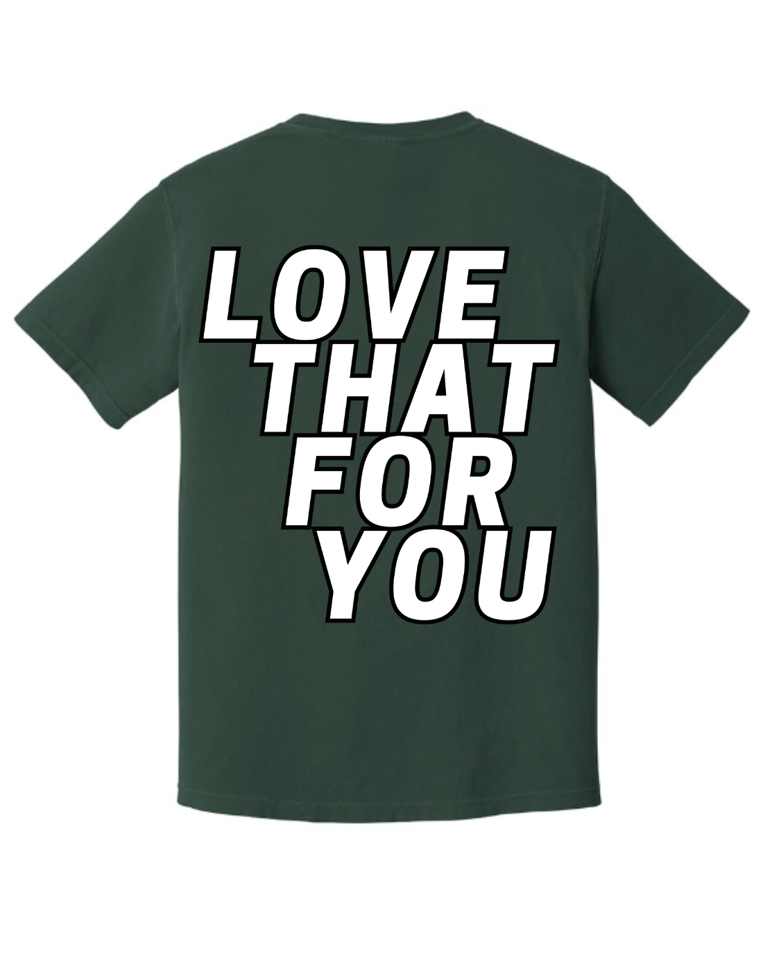 Retro Love Tee | Forest