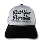 Paradise Hat Black/White