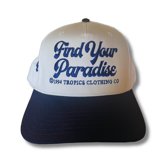 Paradise Hat Cream/Navy