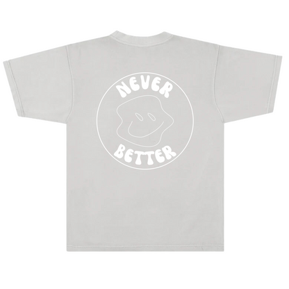 Never Better Tee | Cement